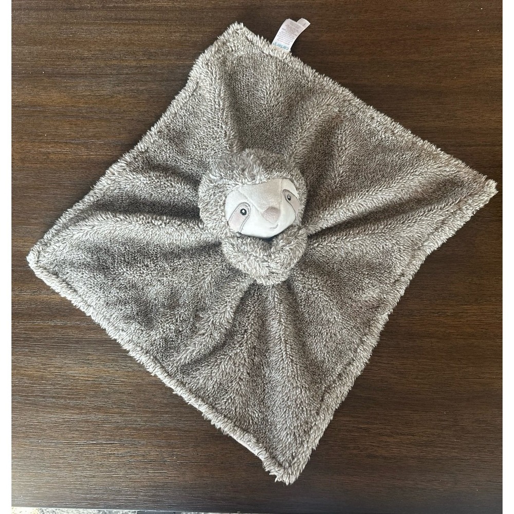 Carter's SLOTH Baby Blanket Security  Lovey Plush 15.5"